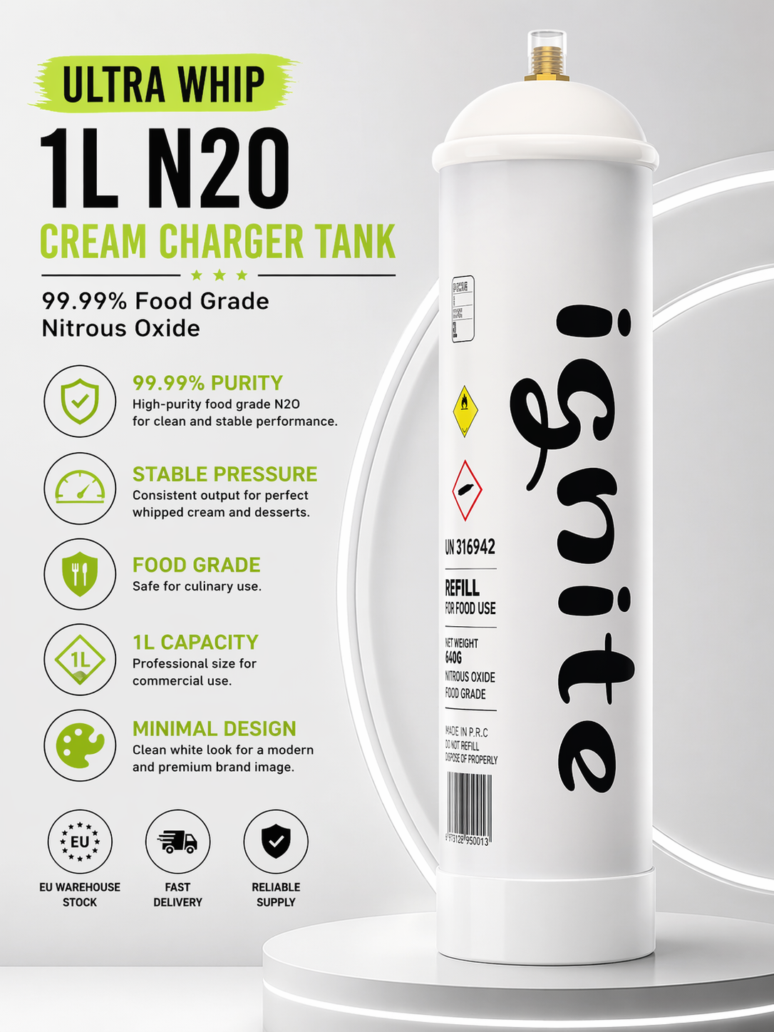 Ultra Whip 1L White